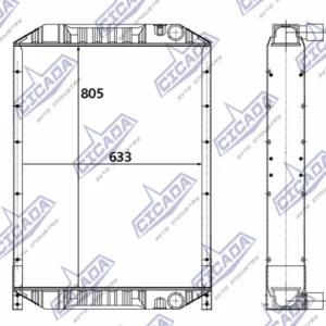 16081-LDH30 Hino radiator