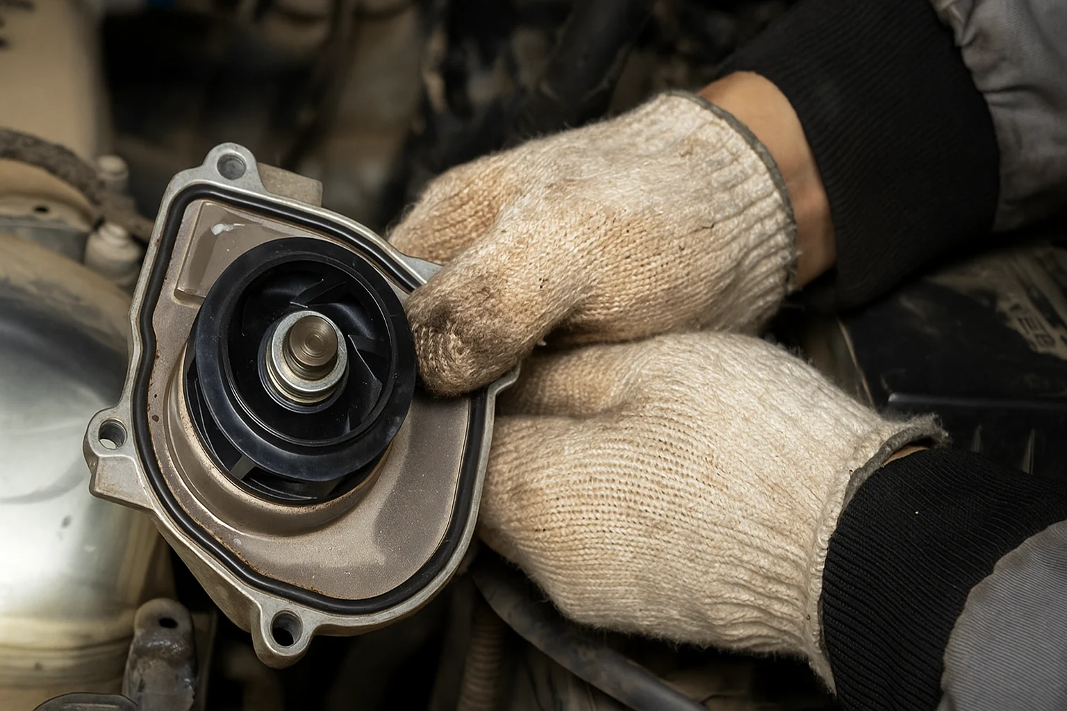 maintain the water pump