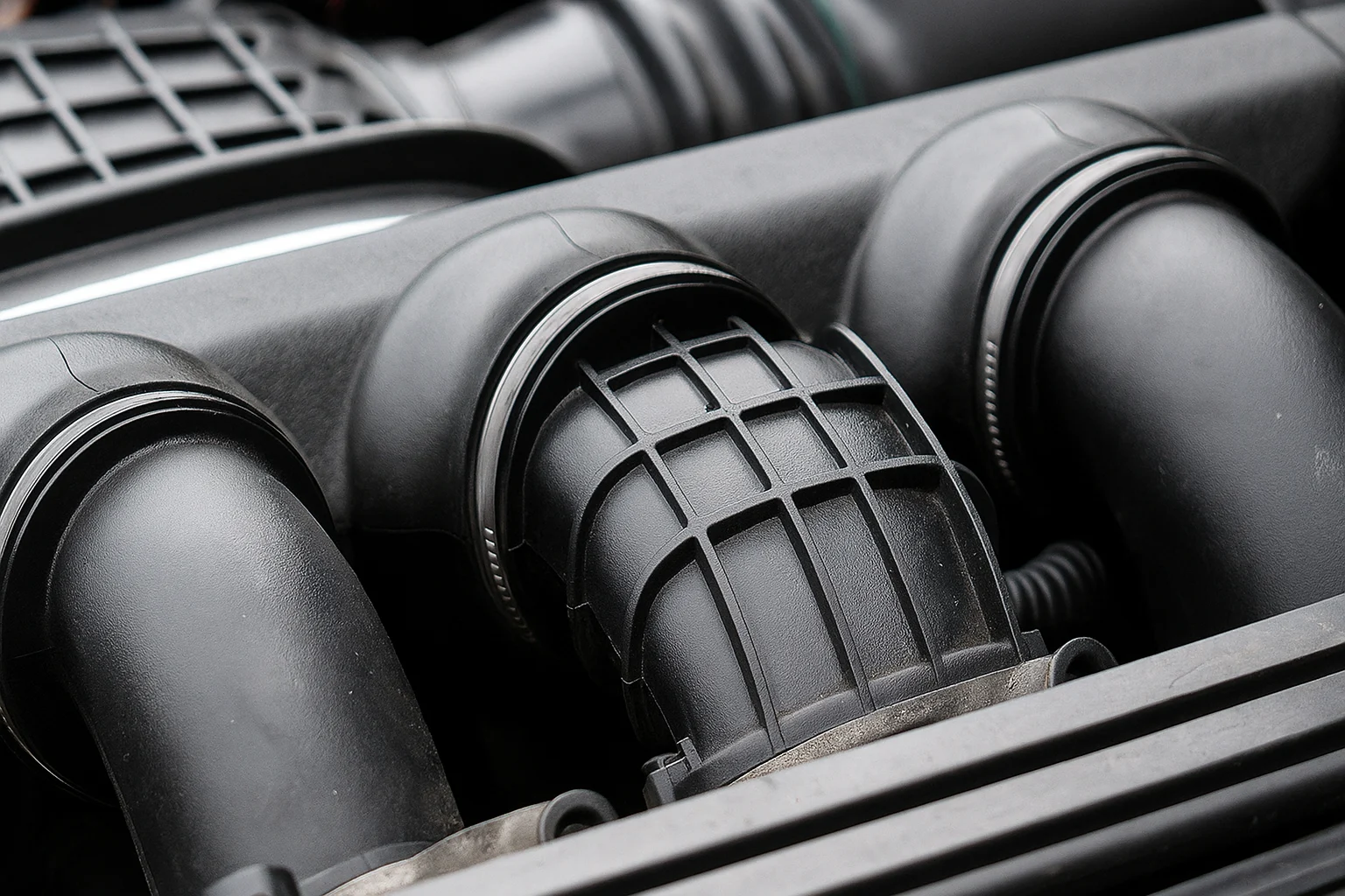 the engine intake manifold